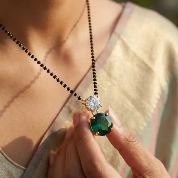 Green_Beaded_Mangalsutra_Necklace