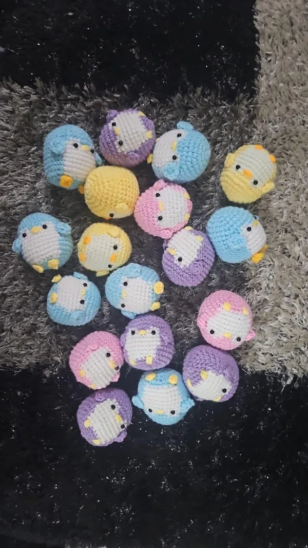 Multicolor_Handmade_Crochet_Penguin_Plush_Toys_Pack_Of_4