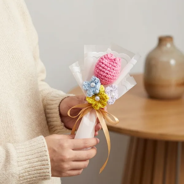 Pink_Handmade_Crochet_Bouquet_With_Gift_Wrapping