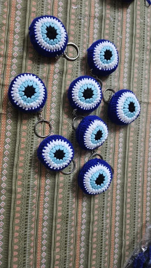 Blue_Handcrafted_Evil_Eye_Crochet_Keychain_Set_Protection_Charm_Pack_Of_2