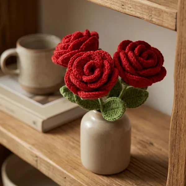 Red_Handcrafted_Crochet_Flower_Bouquet_Collection_Decorative_Gift_Set