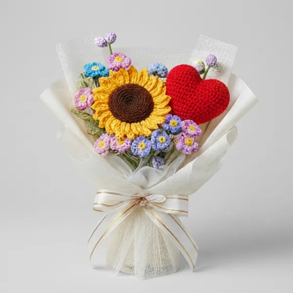 Multicolor_Handcrafted_Crochet_Flower_Bouquet_Collection