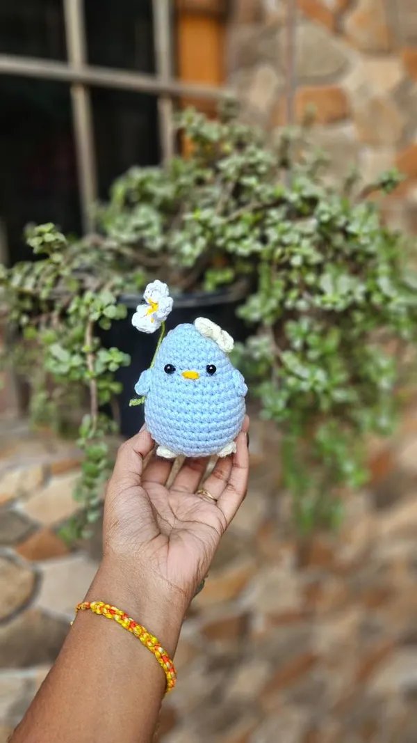 Blue_Handmade_Crochet_Bird_With_Flower_Amigurumi_Soft_Toy