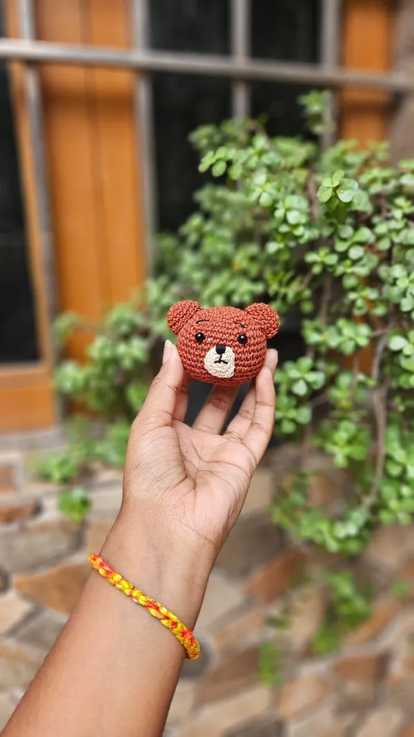 Brown_Handmade_Crochet_Bear_Head_Cute_Teddy_Bear_Amigurumi