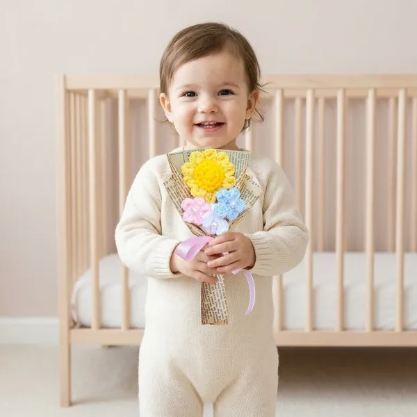 Yellow_Handcrafted_Mini_Flower_Bouquet_With_And_Pastel_Blooms