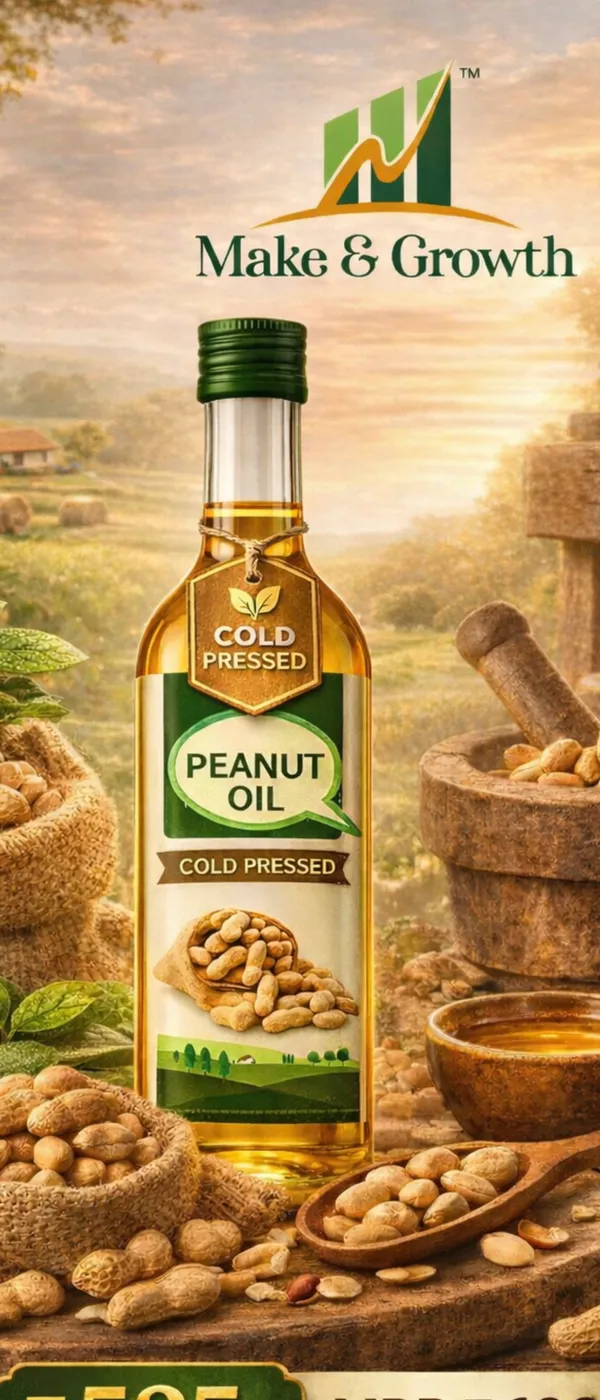 Make_And_Growth_Combo_1_-_Make_&_Growth_Cold_Pressed_Peanut_Oil_And_Pratiraksha_Syrup_-_Ayurvedic_Immunity_Booster_&_Wellness_Tonic_(500Ml)