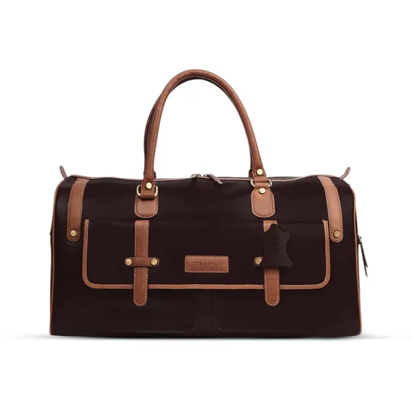 Maroon_Leather_Travel_Bag_For_Men_And_Women