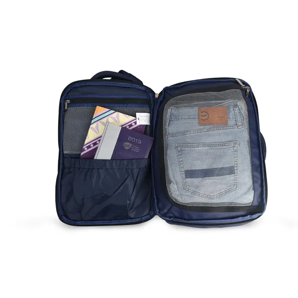 Navy_Blue_Matte_Travel_Bag_For_Men_And_Women