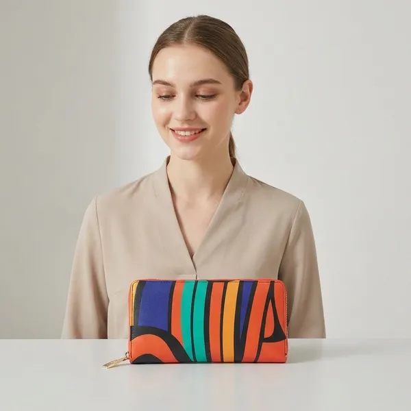 Multicolor_Pu_Zipper_Wallet_For_Men_And_Women