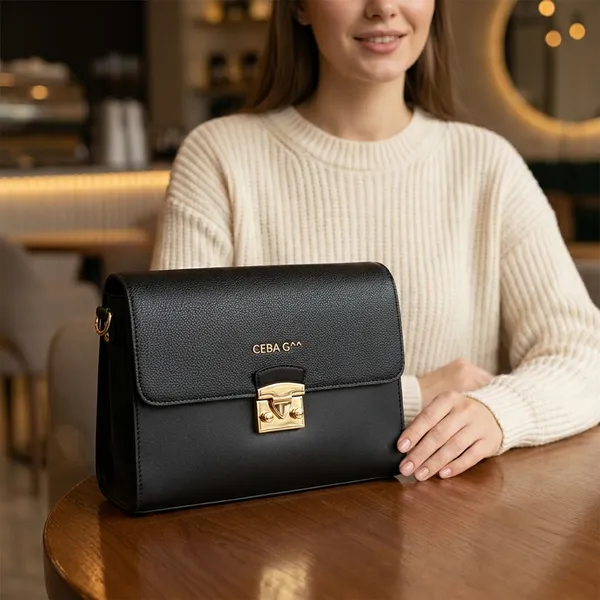 Black_Pu_Sling_Bag_For_Women