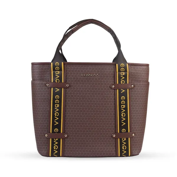 Brown_Pu_Tote_Handbag_For_Women