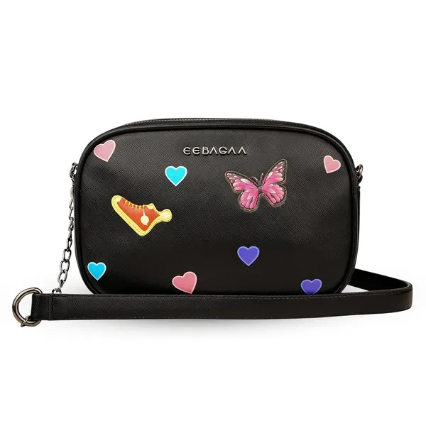 Black_Pu_Sling_Bag_For_Women