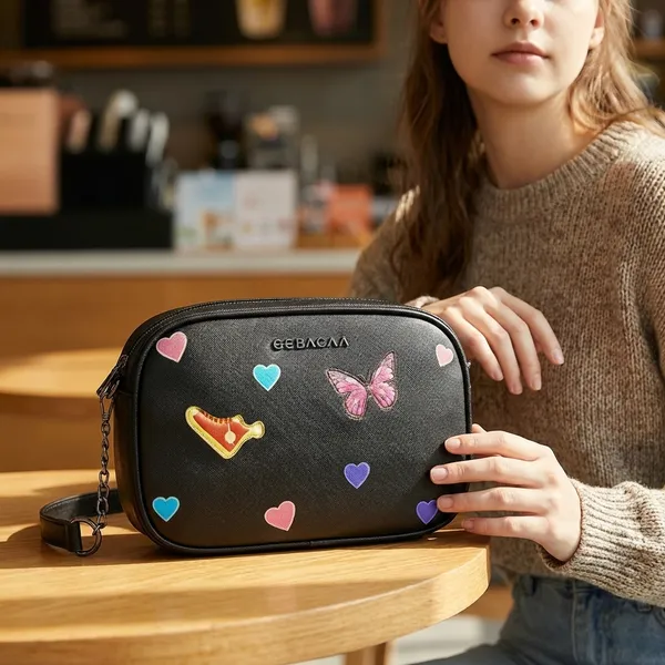 Black_Pu_Sling_Bag_For_Women