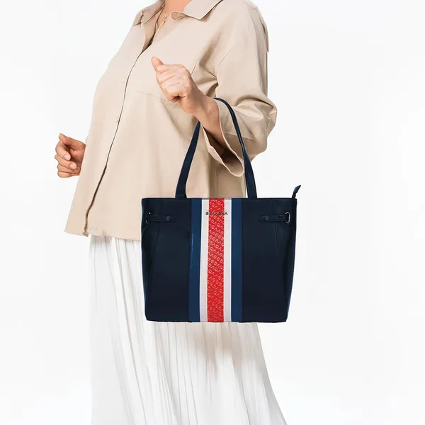 Navy_Blue_Leather_Tote_Handbag_For_Women