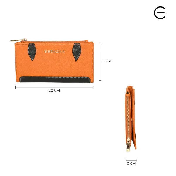 Orange_And_Black_Pu_Wallet_For_Men_And_Women