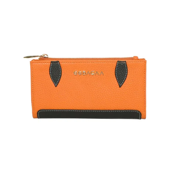Orange_And_Black_Pu_Wallet_For_Men_And_Women