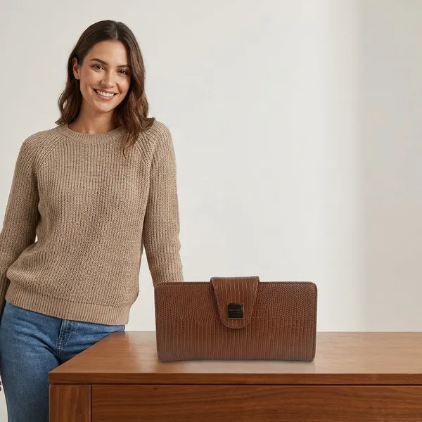 Brown_Pu_Wallet_For_Women