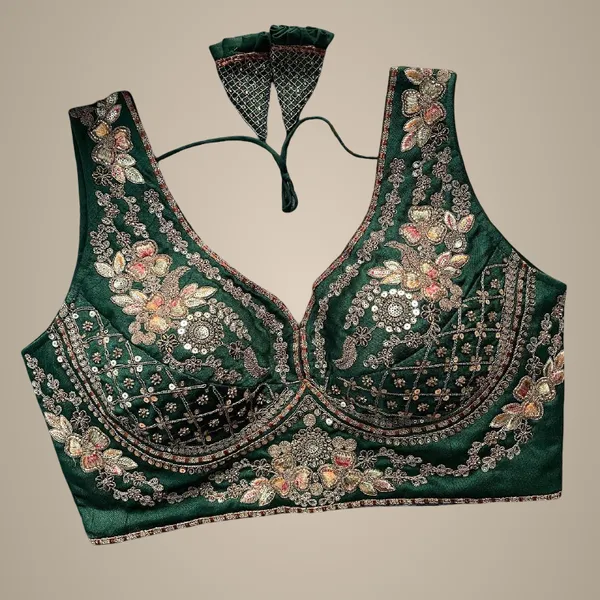 Green_Italian_Silk_Blouse_For_Women
