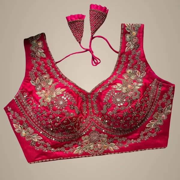 Pink_Italian_Silk_Blouse_For_Women