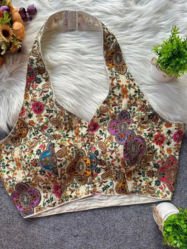 White_Natural_Crepe_Blouse_For_Women