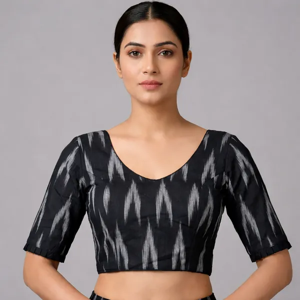 Black_Cotton_Blouse_For_Women
