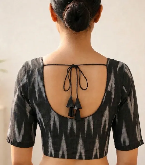 Black_Cotton_Blouse_For_Women