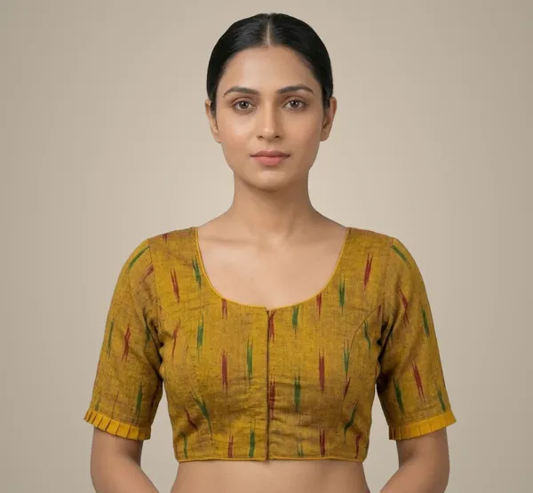 Mustard_Cotton_Blouse_For_Women