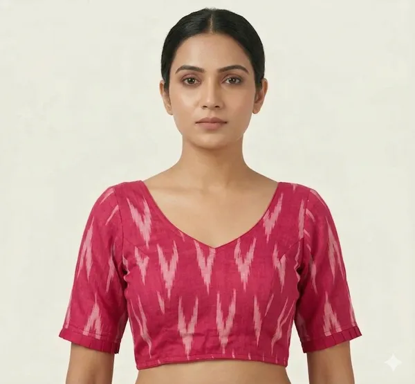 Pink_Cotton_Blouse_For_Women