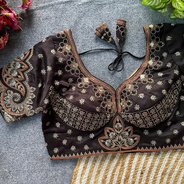 Black_Natural_Crepe_Blouse_For_Women