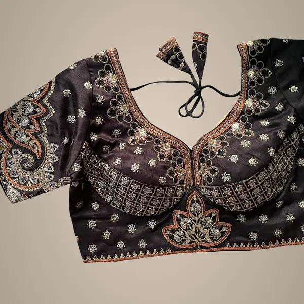 Black_Natural_Crepe_Blouse_For_Women