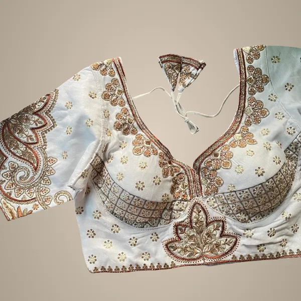 White_Natural_Crepe_Blouse_For_Women