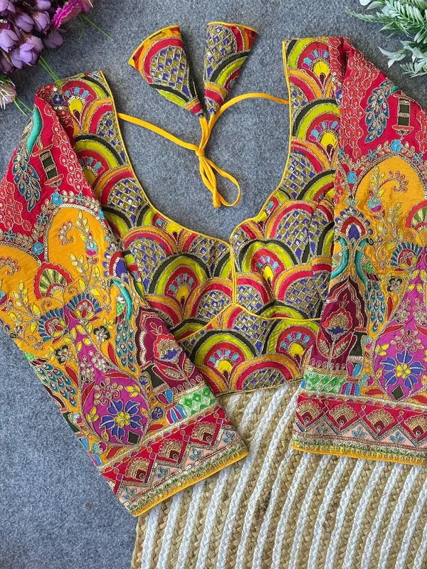 Yellow_Natural_Crepe_Blouse_For_Women