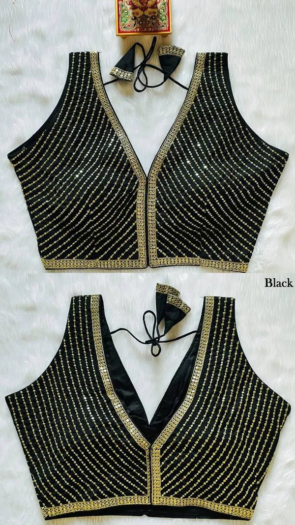 Black_Italian_Silk_Blouse_For_Women