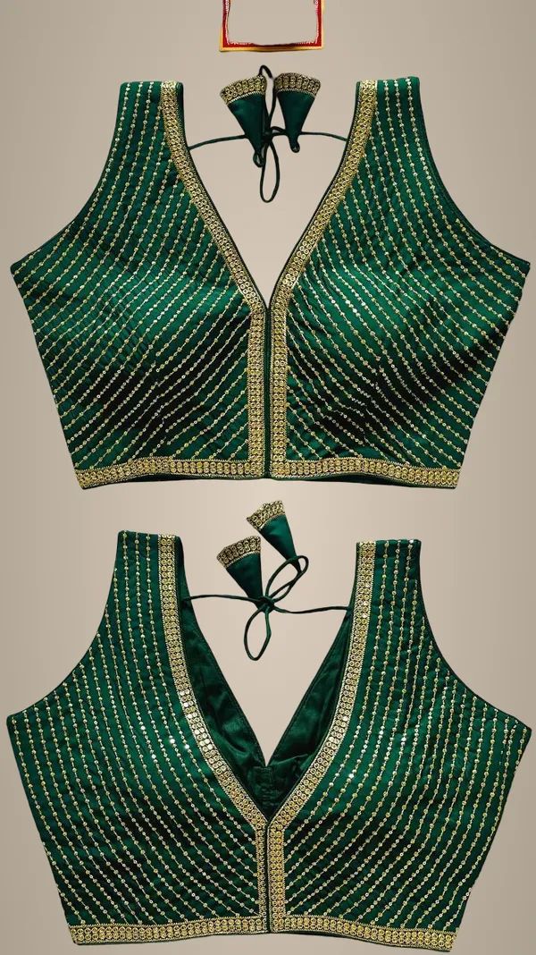 Green_Italian_Silk_Blouse_For_Women