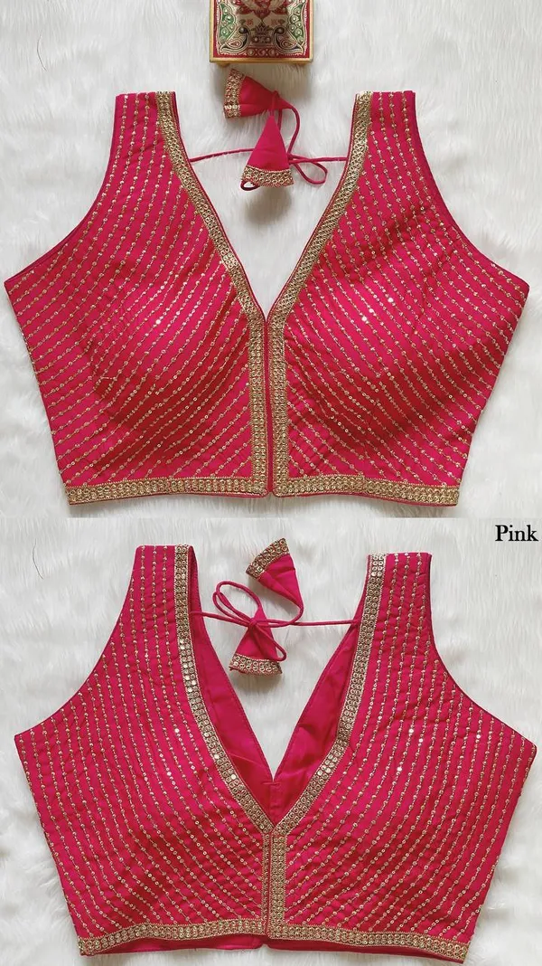Pink_Italian_Silk_Blouse_For_Women