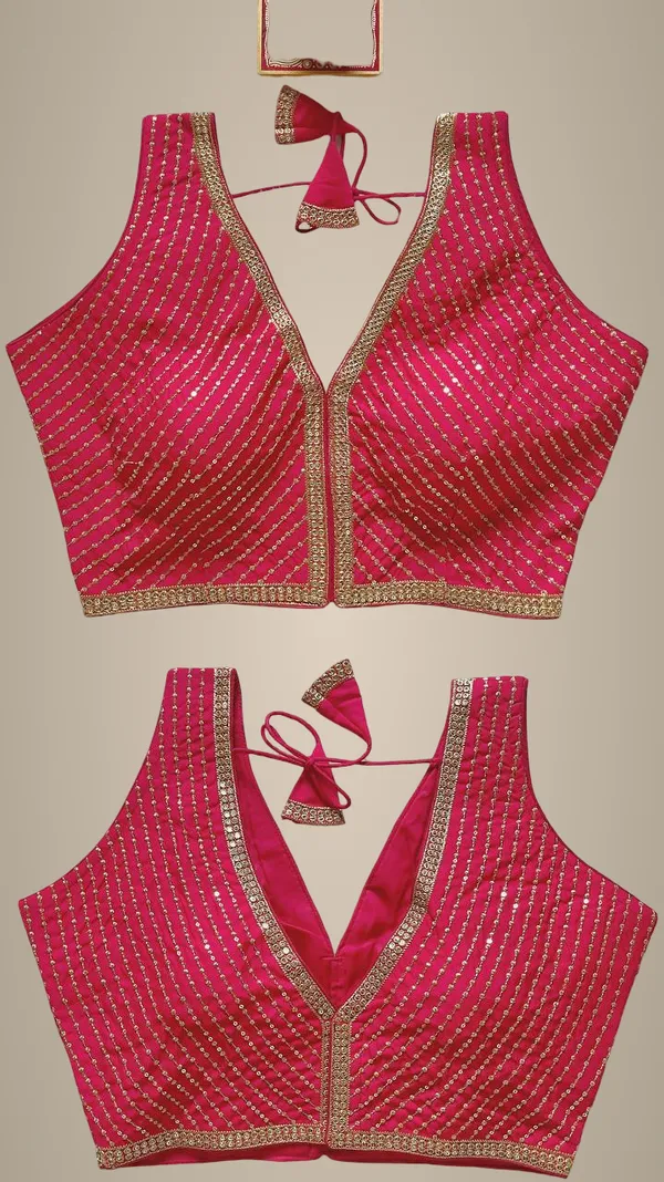 Pink_Italian_Silk_Blouse_For_Women