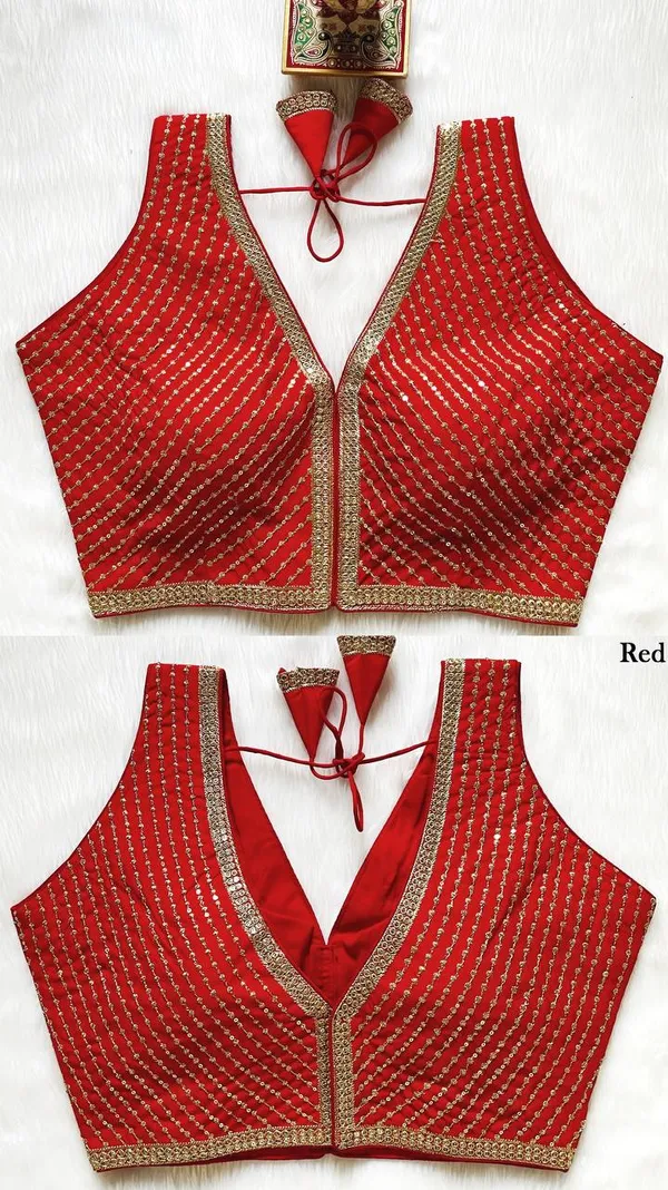 Red_Italian_Silk_Blouse_For_Women