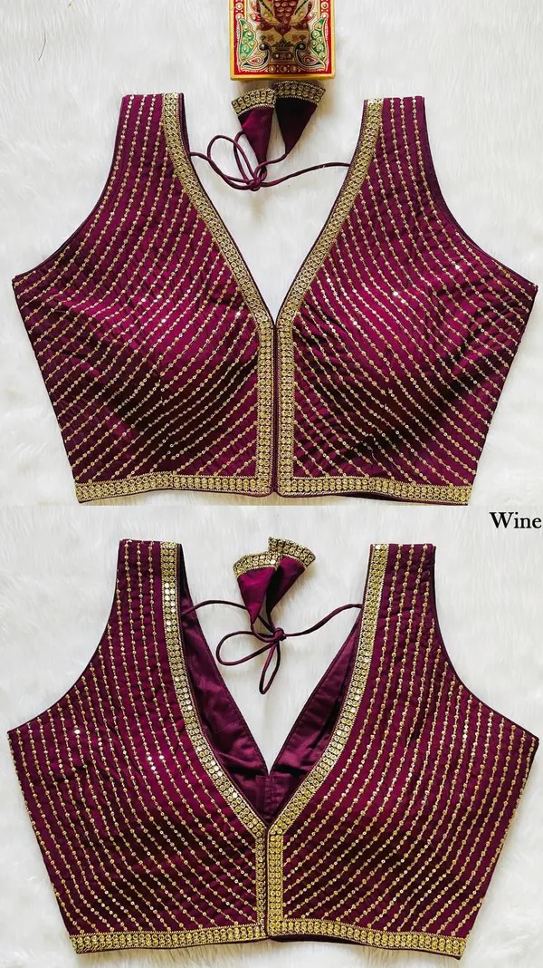 Wine_Italian_Silk_Blouse_For_Women