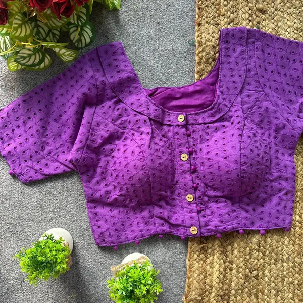 Pure_Cotton_Snowdrop_Collar_Boutique_Hakoba_Style_Blouse-Purple