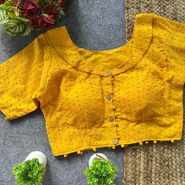 Pure_Cotton_Snowdrop_Collar_Boutique_Hakoba_Style_Blouse-Yellow