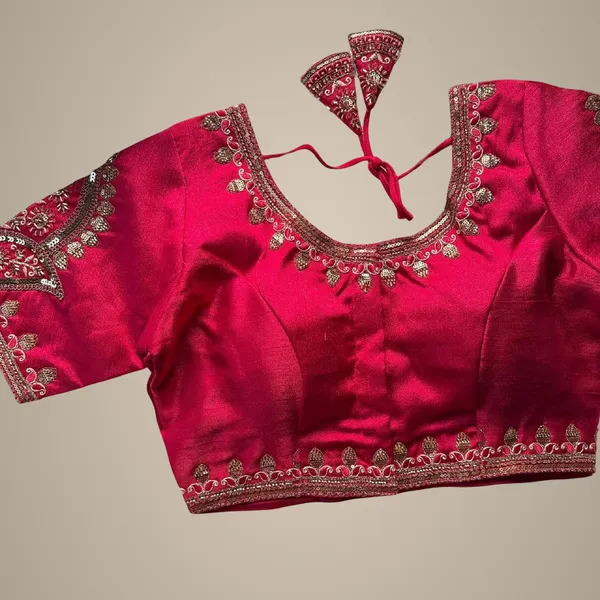 Pink_Italian_Silk_Blouse_For_Women
