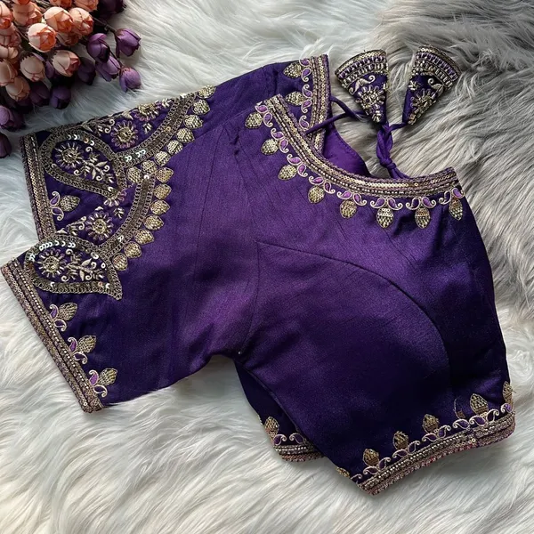 Purple_Italian_Silk_Blouse_For_Women