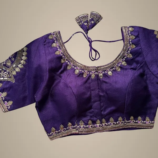 Purple_Italian_Silk_Blouse_For_Women
