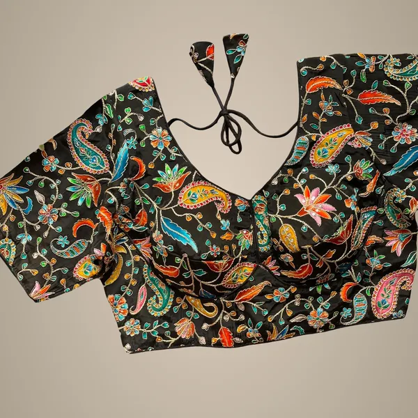Black_Natural_Crepe_Blouse_For_Women