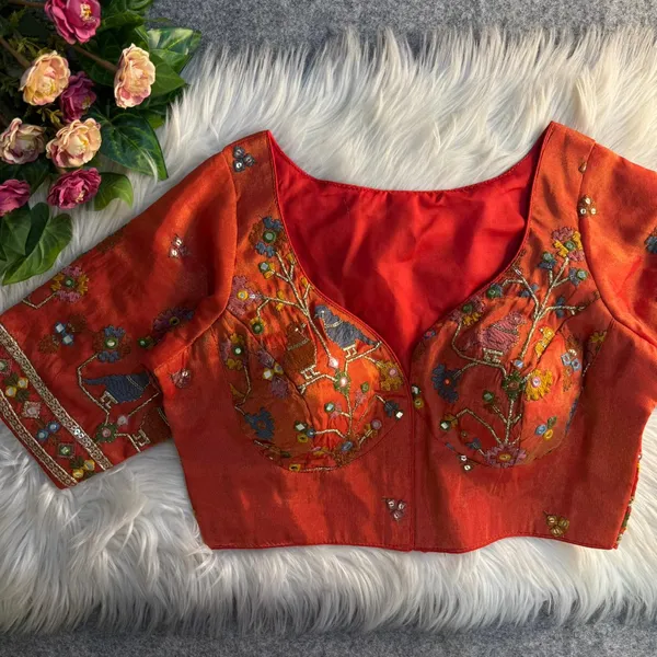 SABYASACHI_NECK_BIRDs_LOVE-RED
