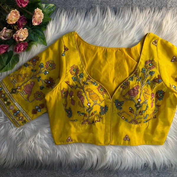 SABYASACHI_NECK_BIRDs_LOVE-YELLOW