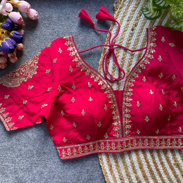 Pink_Italian_Silk_Blouse_For_Women