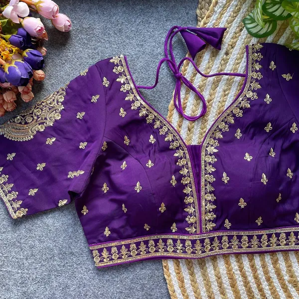 Purple_Italian_Silk_Blouse_For_Women