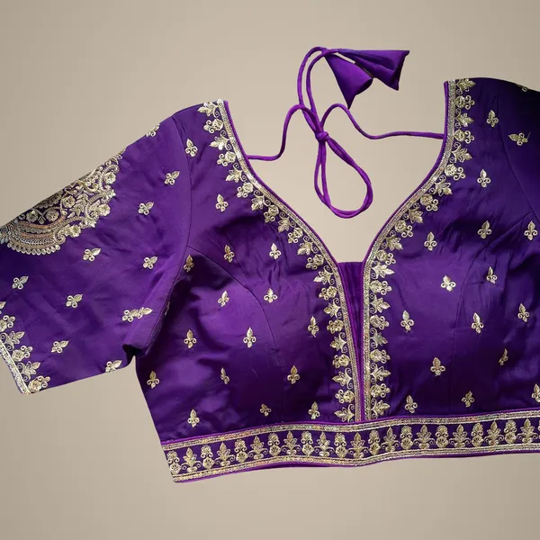 Purple_Italian_Silk_Blouse_For_Women