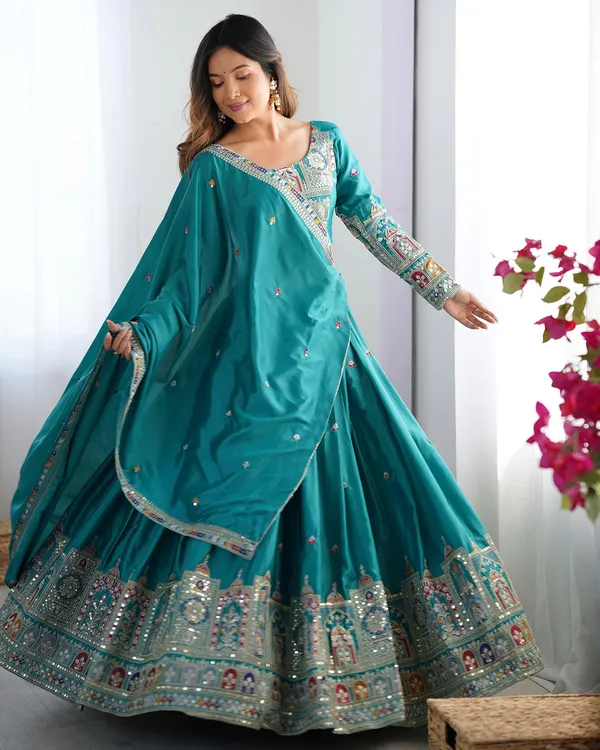 Chinon_Silk_Traditional_Motif_Embroidered_Lehenga_Choli_With_Dupatta_Set